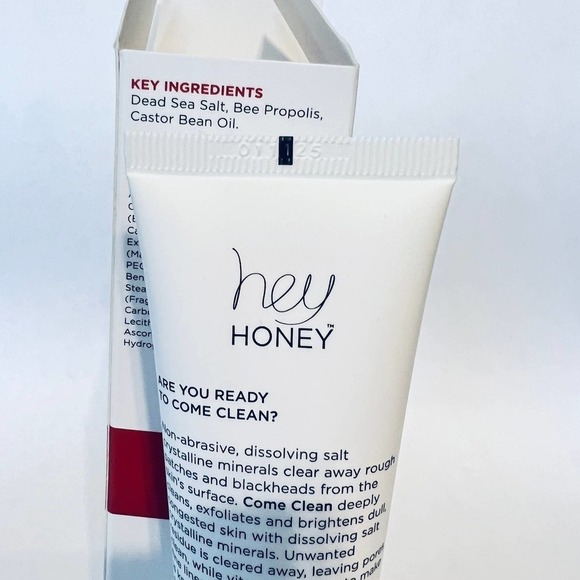 Hey Honey Come Clean Propolis & Mineral Facial Scrub 2.2 fl oz Imperfect Box - Picture 6 of 6